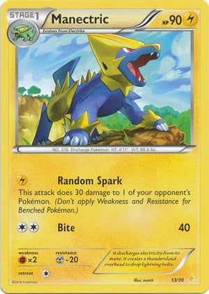 Manectric (13/30) [XY: Trainer Kit 3 - Pikachu Libre] 