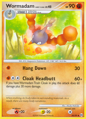 Wormadam Sandy Cloak (50/99) [Platinum: Arceus] 