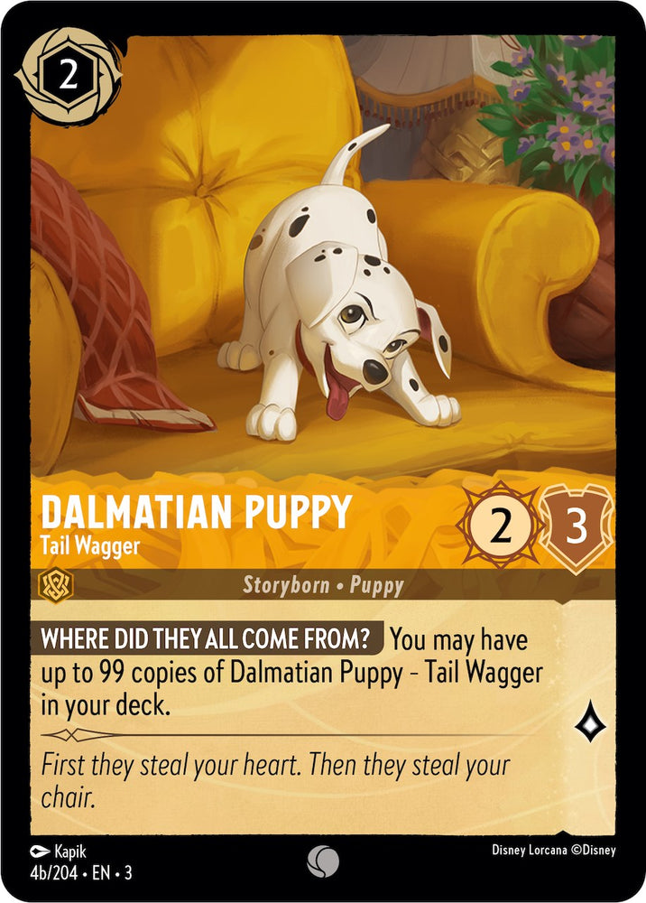 Dalmatian Puppy - Tail Wagger (4b) (4b/204) [Into the Inklands] 
