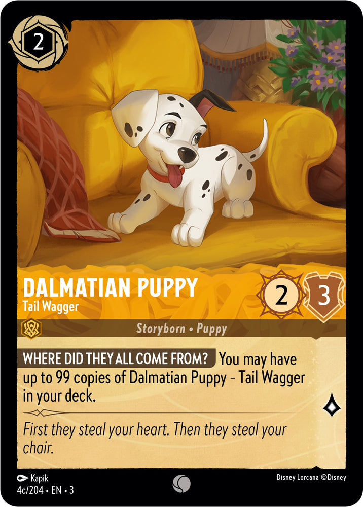 Dalmatian Puppy - Tail Wagger (4c) (4c/204) [Into the Inklands] 