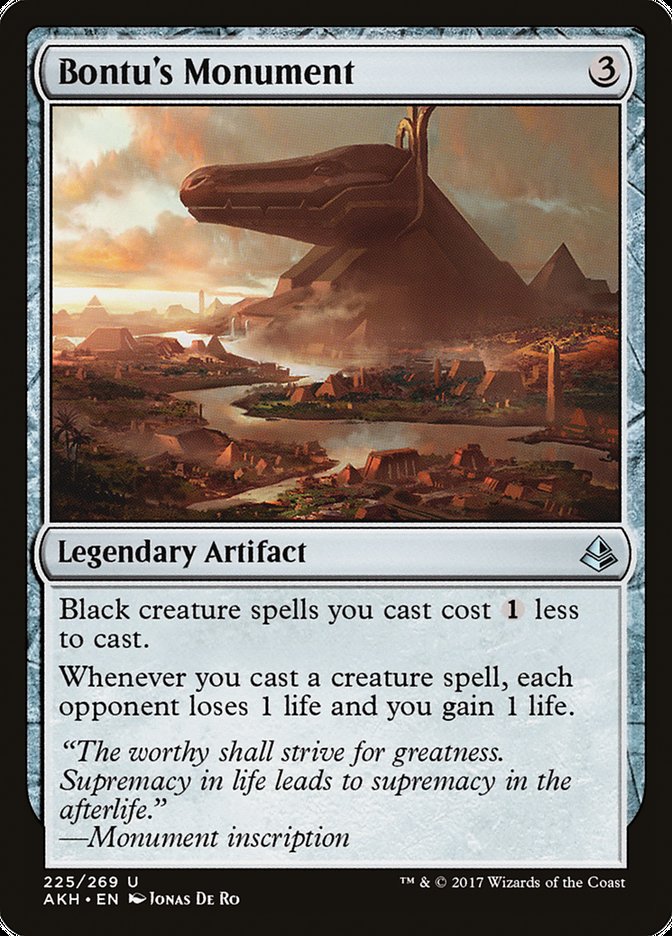 Bontu's Monument [Amonkhet] 