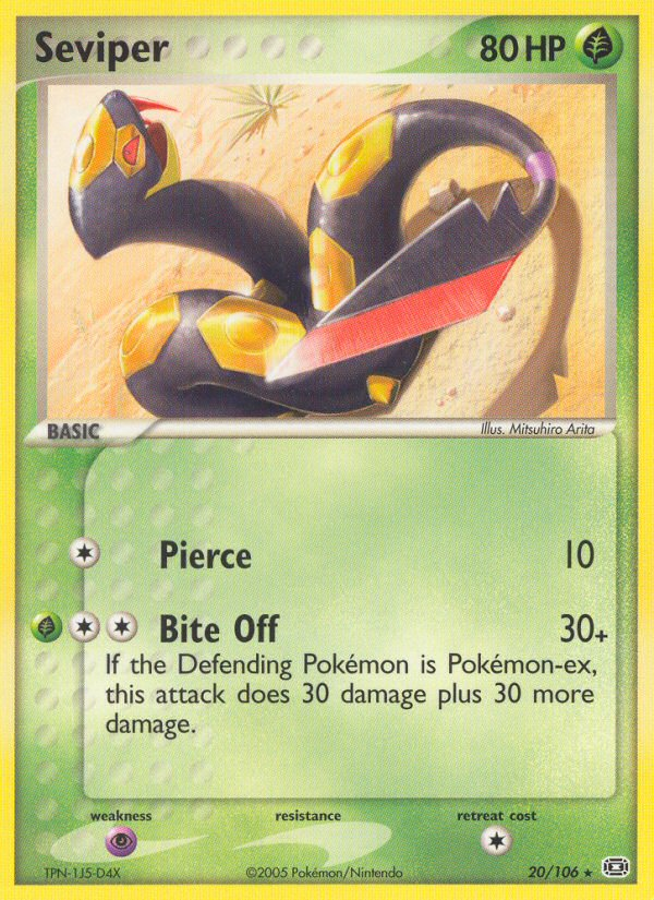 Seviper (20/106) [EX: Emerald] 