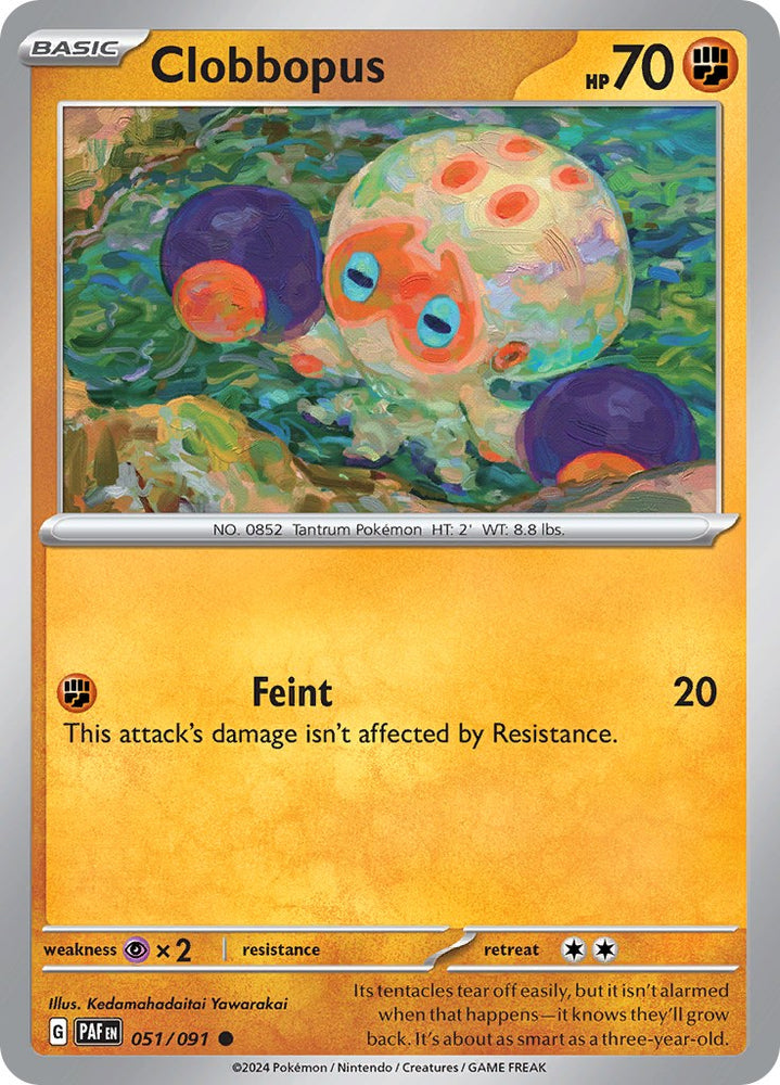 Clobbopus (051/091) [Scarlet &amp; Violet: Paldean Fates] 