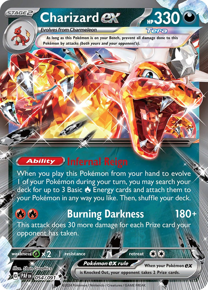 Charizard ex (054/091) [Scarlet &amp; Violet: Paldean Fates] 