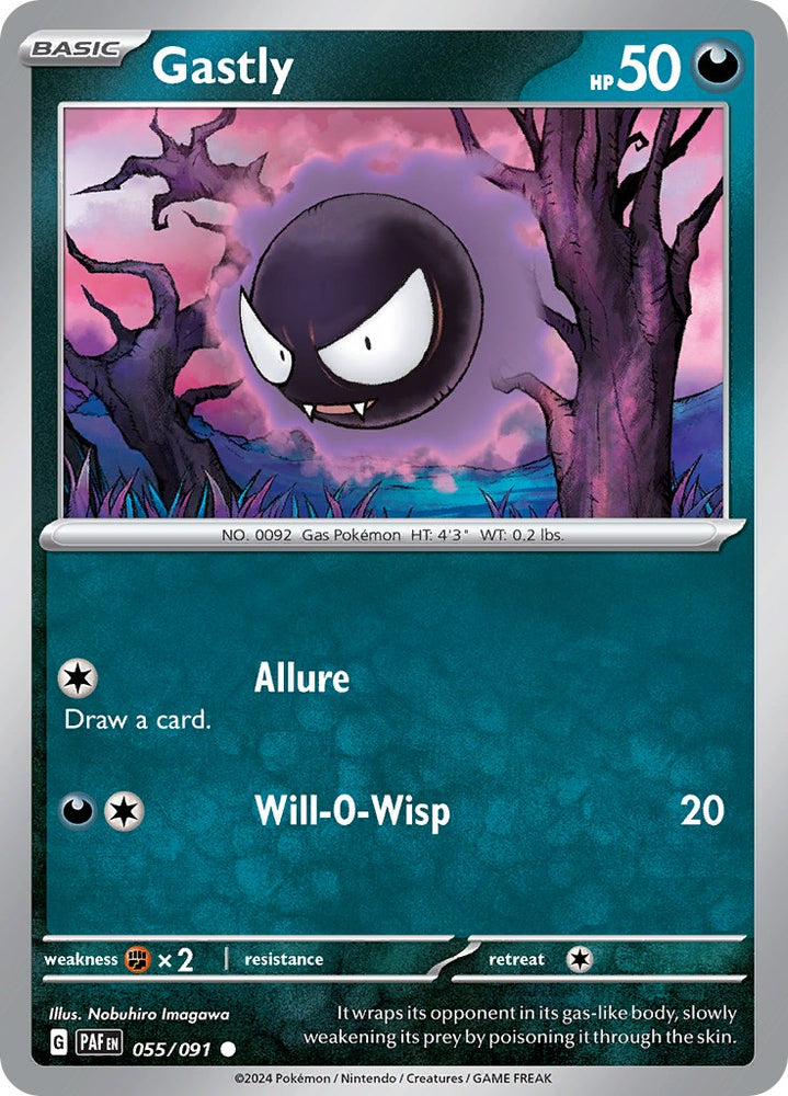 Gastly (055/091) [Scarlet &amp; Violet: Paldean Fates] 