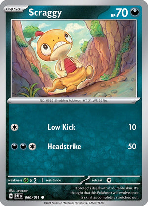 Scraggy (060/091) [Scarlet &amp; Violet: Paldean Fates] 