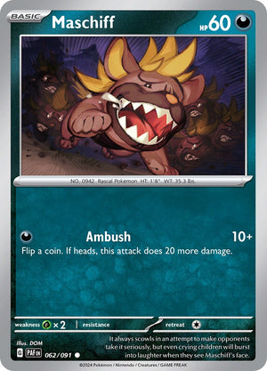 Maschiff (062/091) [Scarlet &amp; Violet: Paldean Fates] 