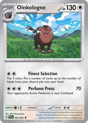 Oinkologne (072/091) [Scarlet &amp; Violet: Paldean Fates] 