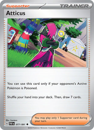Atticus (077/091) [Scarlet &amp; Violet: Paldean Fates] 