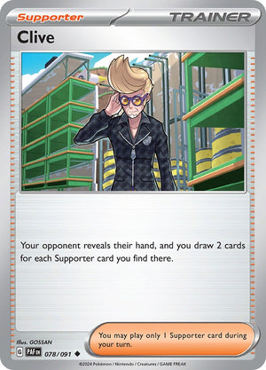 Clive (078/091) [Scarlet &amp; Violet: Paldean Fates] 