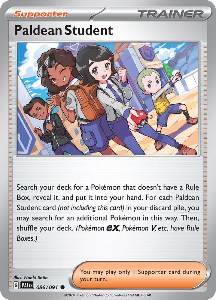 Paldean Student (086/091) [Scarlet &amp; Violet: Paldean Fates] 