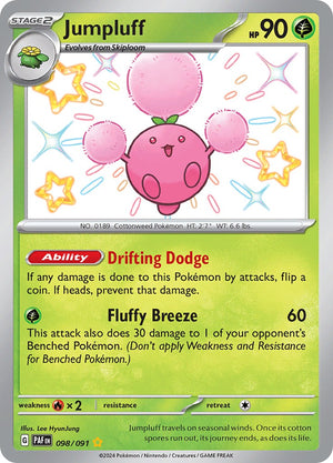 Jumpluff (098/091) [Scarlet &amp; Violet: Paldean Fates] 