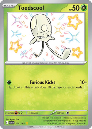 Toedscool (105/091) [Scarlet &amp; Violet: Paldean Fates] 