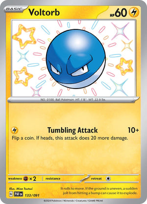 Voltorb (133/091) [Scarlet &amp; Violet: Paldean Fates] 