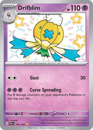 Drifblim (156/091) [Scarlet &amp; Violet: Paldean Fates] 