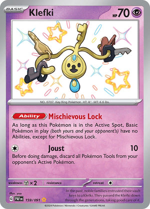 Klefki (159/091) [Scarlet &amp; Violet: Paldean Fates] 