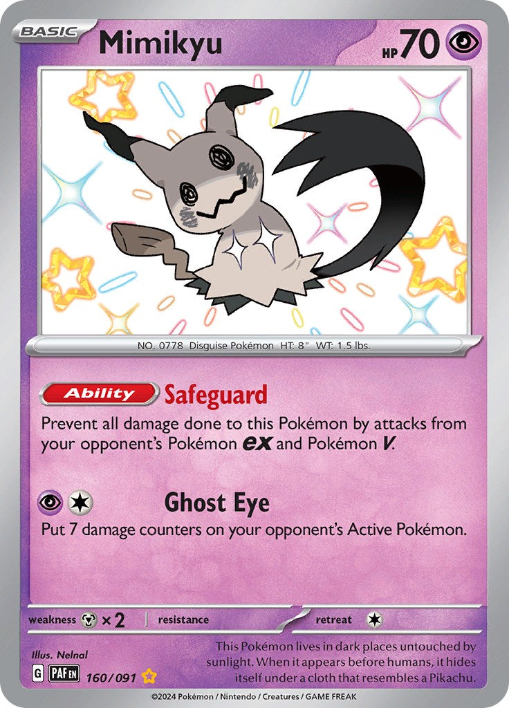 Mimikyu -160/091 [Scarlet & Violet: Paldean Fates] 