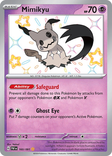 Mimikyu -160/091 [Scarlet &amp; Violet: Paldean Fates] 