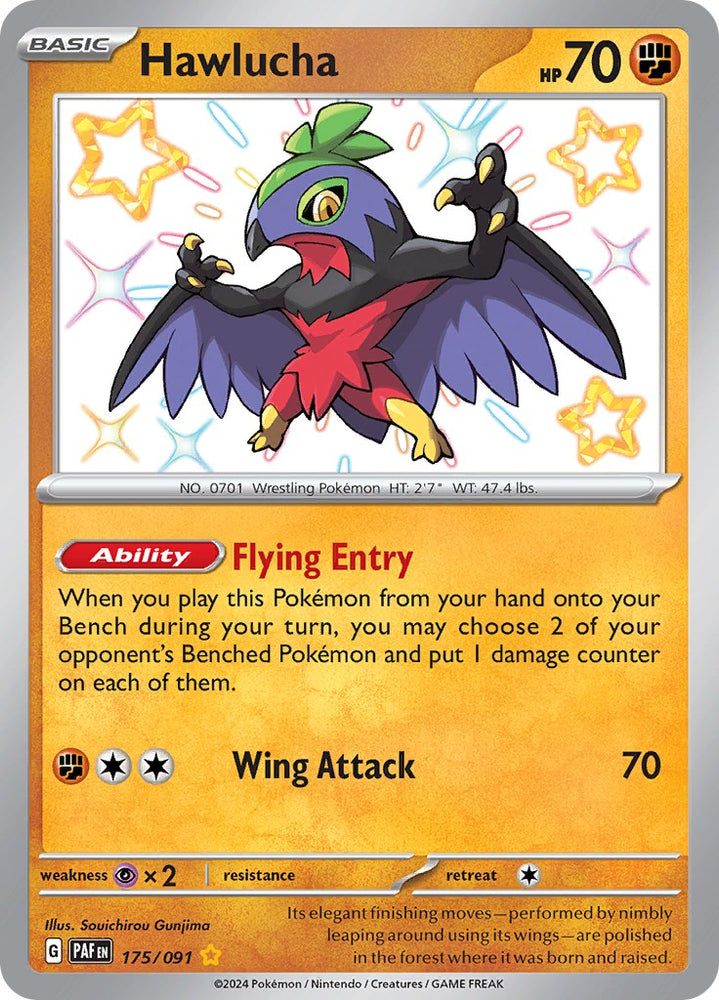 Hawlucha (175/091) [Scarlet &amp; Violet: Paldean Fates] 