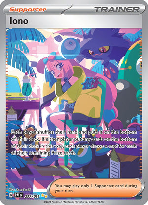 Iono (237/091) [Scarlet &amp; Violet: Paldean Fates] 