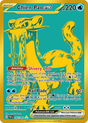 Chien-Pao ex (242/091) [Scarlet &amp; Violet: Paldean Fates] 