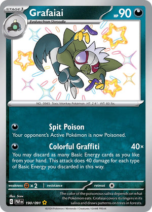 Grafaiai (190/091) [Scarlet &amp; Violet: Paldean Fates] 
