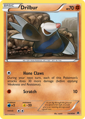 Drilbur (54/98) [Black &amp; White: Emerging Powers] 