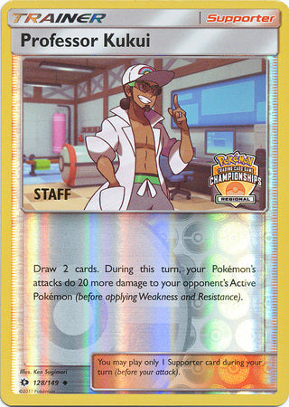 Professor Kukui (128/149) (Regional Championship Promo Staff) [Sun &amp; Moon: Base Set] 