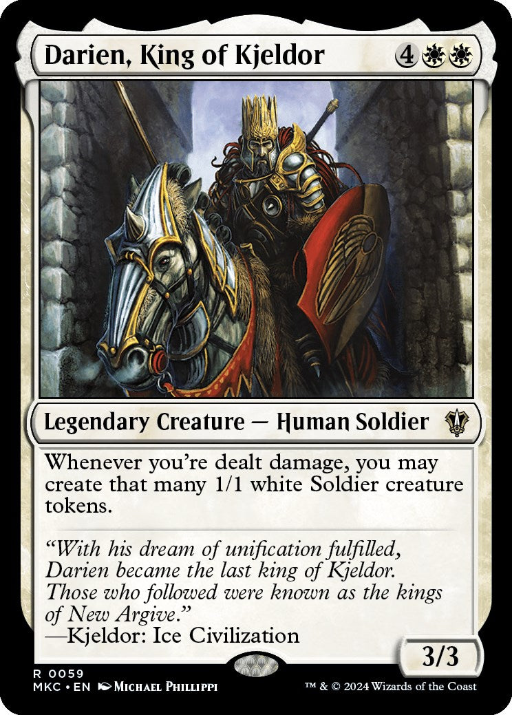 Darien, King of Kjeldor [Murders at Karlov Manor Commander] 