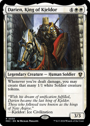 Darien, King of Kjeldor [Murders at Karlov Manor Commander] 