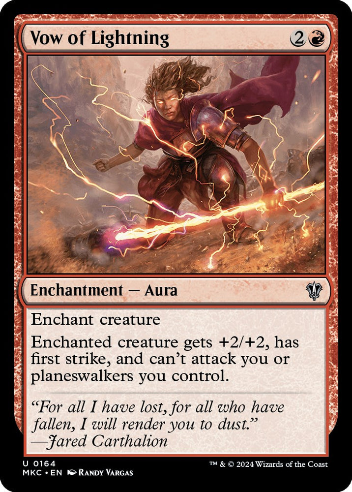 Vow of Lightning [Murders at Karlov Manor Commander] 
