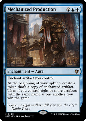 Mechanized Production [Murders at Karlov Manor Commander] 