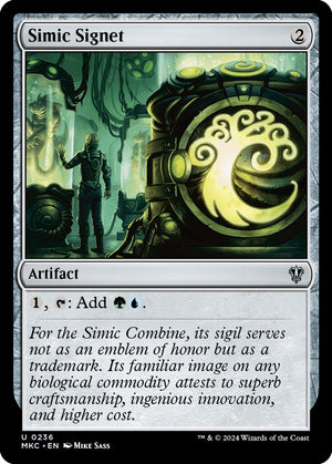 Simic Signet [Murders at Karlov Manor Commander] 