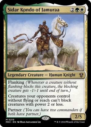 Sidar Kondo of Jamuraa [Murders at Karlov Manor Commander] 