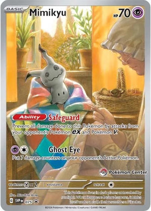 Mimikyu (SVP075)(Pokemon Center Exclusive) [Scarlet &amp; Violet: Black Star Promos] 