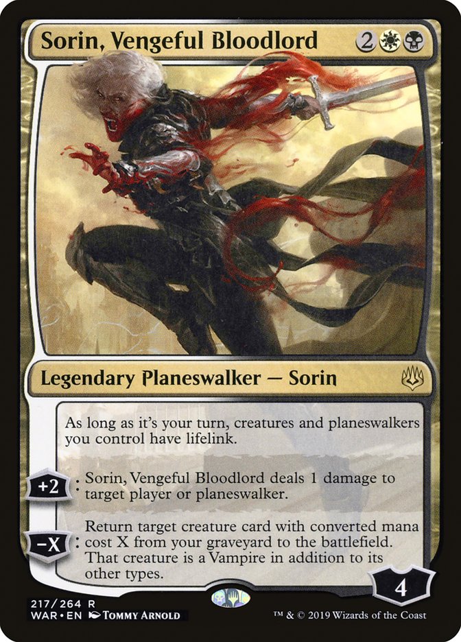 Sorin, Vengeful Bloodlord [War of the Spark] 