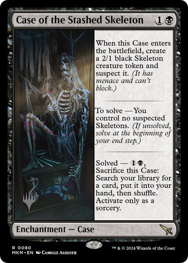 Case of the Stashed Skeleton (Promo Pack) [Murders at Karlov Manor Promos] 