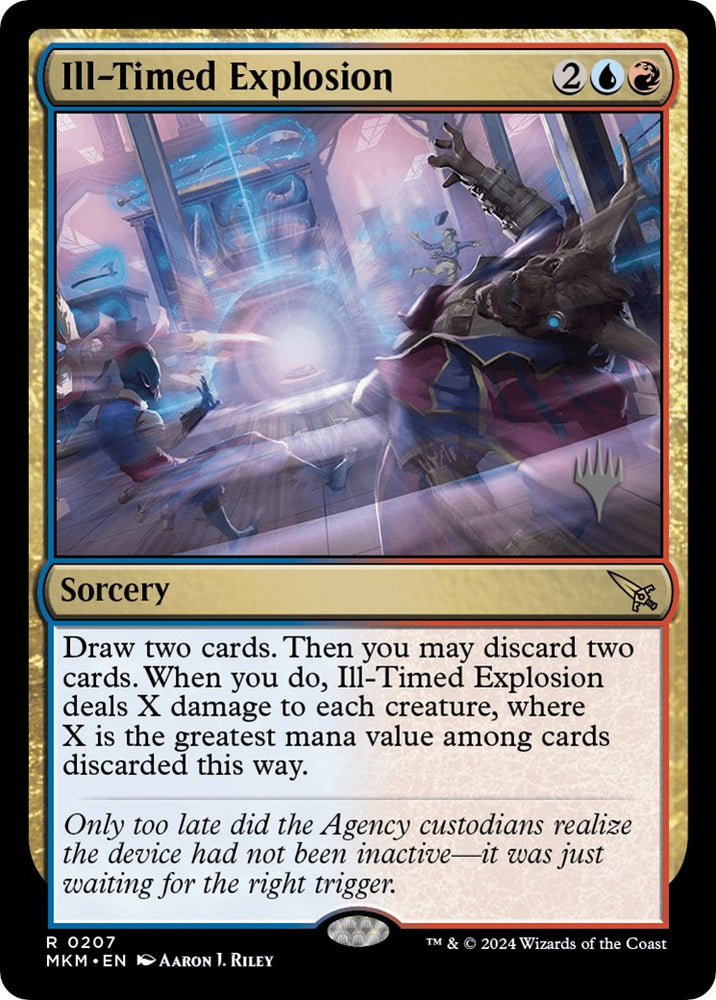 Ill-Timed Explosion (Promo Pack) [Murders at Karlov Manor Promos] 