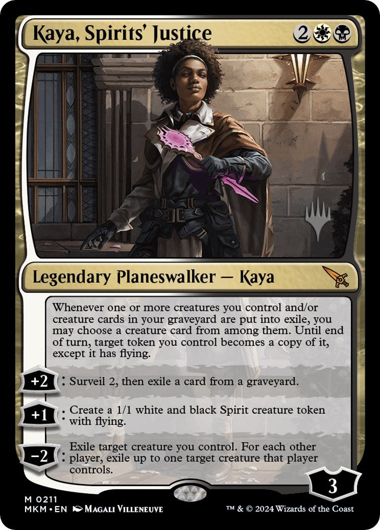 Kaya, Spirits' Justice (Promo Pack) [Murders at Karlov Manor Promos] 