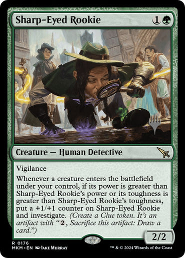 Sharp-Eyed Rookie (Promo Pack) [Murders at Karlov Manor Promos]