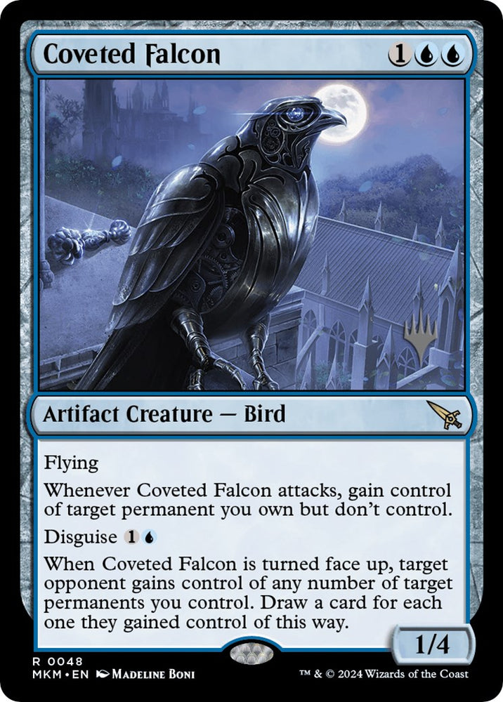 Coveted Falcon (Promo Pack) [Murders at Karlov Manor Promos] 