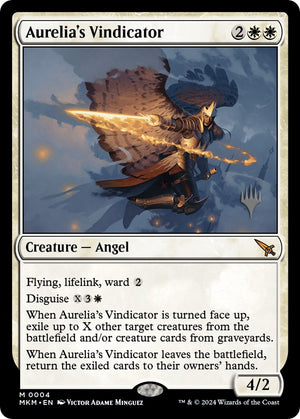 Aurelia's Vindicator (Promo Pack) [Murders at Karlov Manor Promos] 