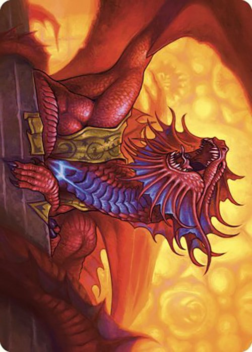 Niv-Mizzet, Guildpact Art Card (44/49) [Murders at Karlov Manor Art Series]