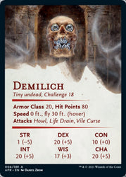 Demilich Art Card [Dungeons &amp; Dragons: Adventures in the Forgotten Realms Art Series] 
