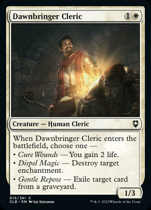 Dawnbringer Cleric [Commander Legends: Battle for Baldur's Gate] 