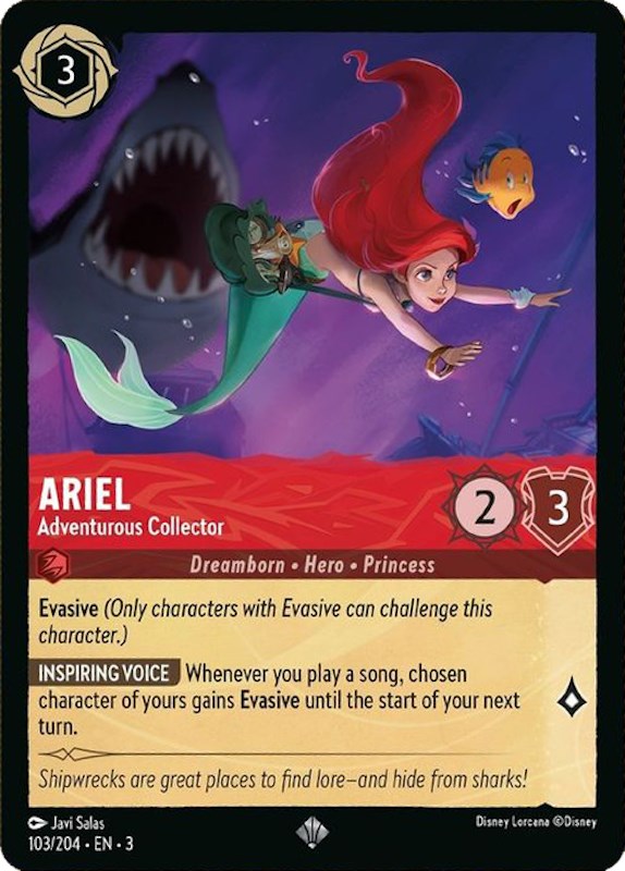 Ariel - Adventurous Collector (103/204) [Into the Inklands] 