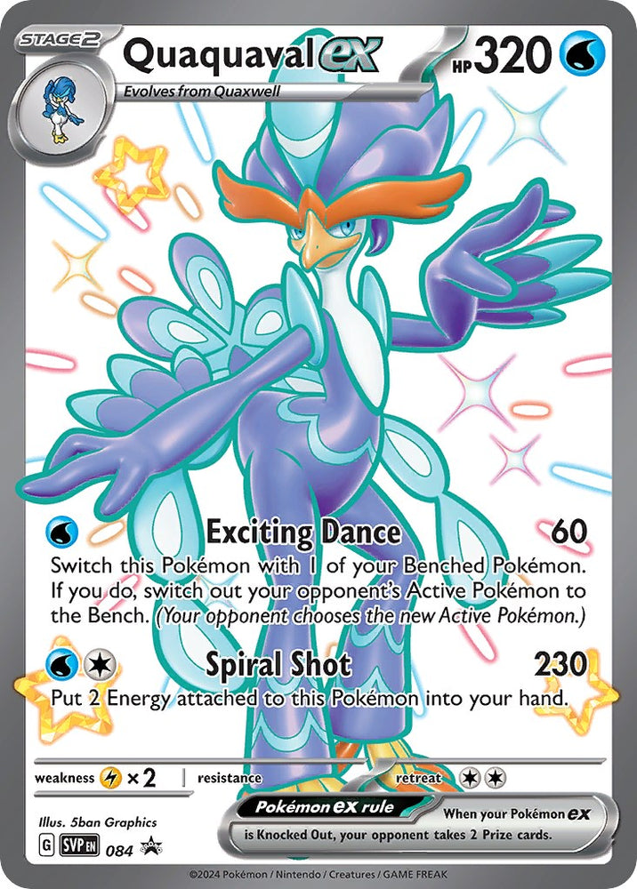 Quaquaval ex (084) (Jumbo Card) [Scarlet &amp; Violet: Black Star Promos] 