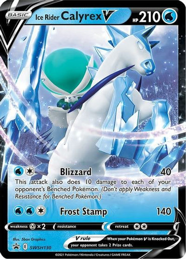 Ice Rider Calyrex V (SWSH130) [Sword &amp; Shield: Black Star Promos] 