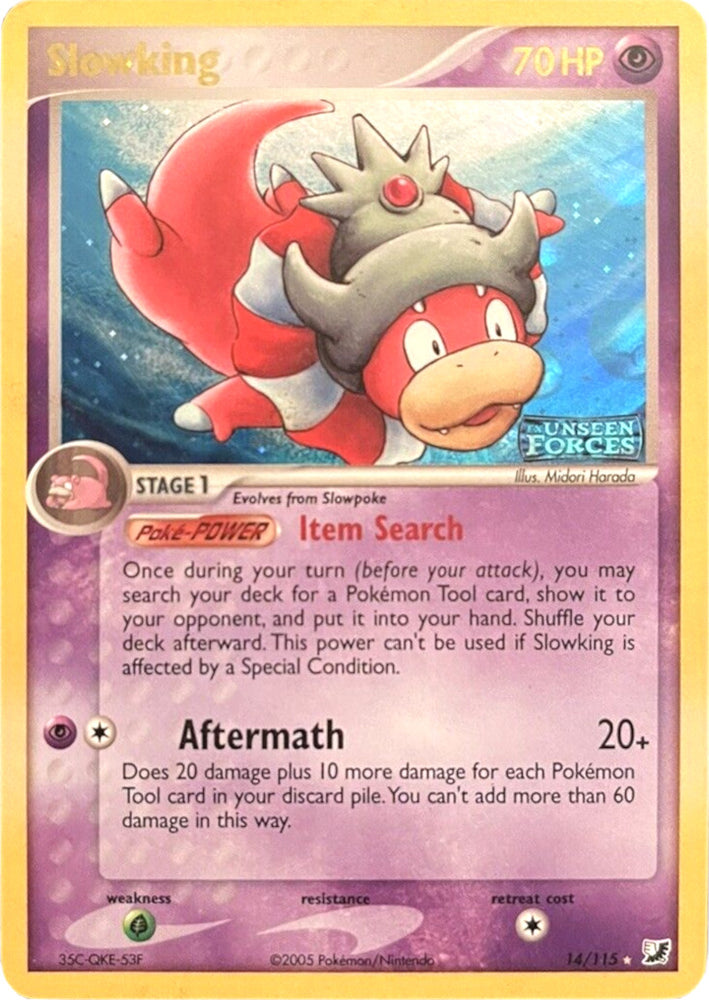 Slowking (14/115) (Stamped) [EX: Unseen Forces] 