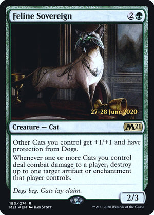 Feline Sovereign [Core Set 2021 Prerelease Promos] 